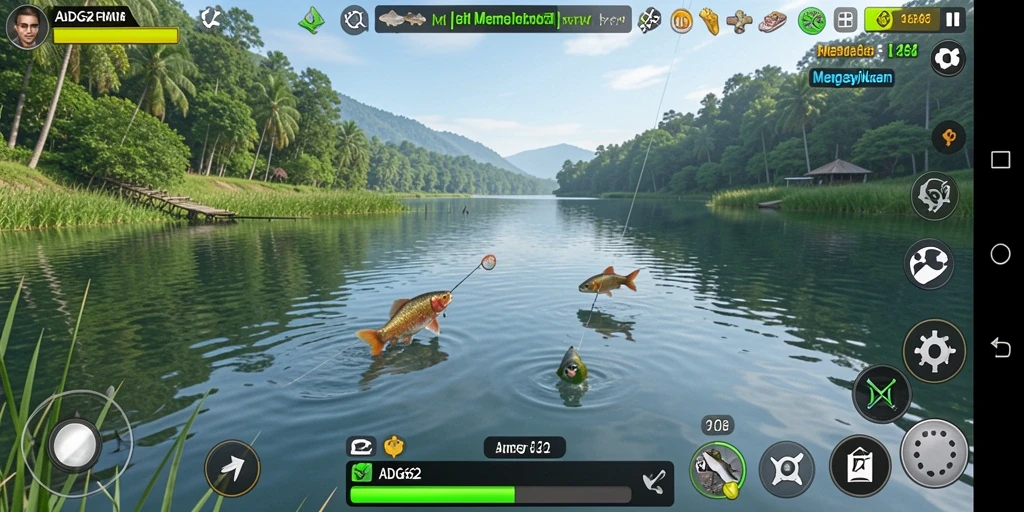 Tangkapan ikan yang memukau dalam gameplay ADG62.