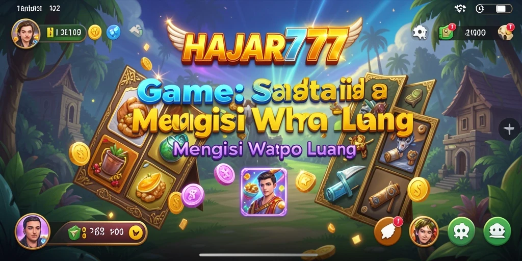 Tampilan menarik dari gameplay yang seru di HAJAR777.