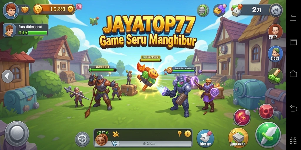 Tampilan gameplay JAYATOP77 yang seru dan menghibur.