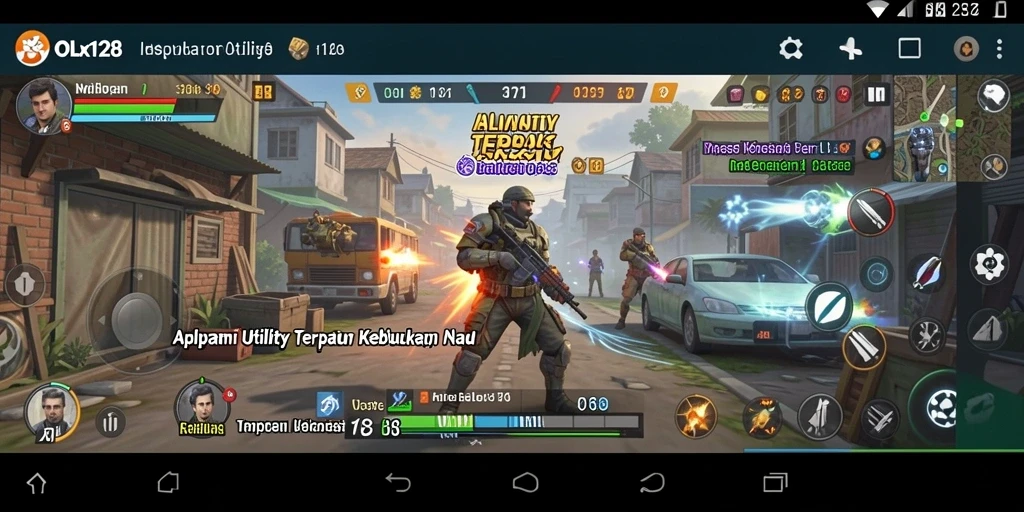 Screenshot tampilan antarmuka utama OLX128 aplikasi Utility.